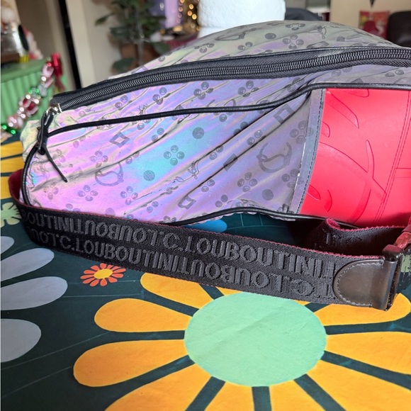 Christian Louboutin Purple and Black Backpack - Picture 10 of 14